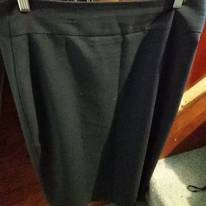 Navy blue pencil skirt